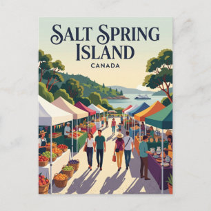 Cartão Postal Ilha Salt Spring Canadá