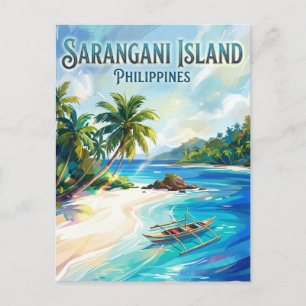 Cartão Postal Ilha Sarangani Filipinas