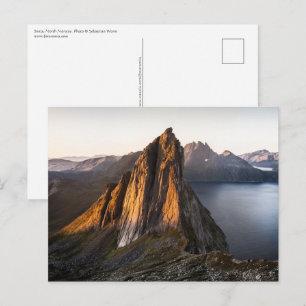 Cartão Postal Ilha Senja Noruega
