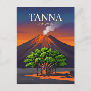 Cartão Postal Ilha Tanna Vanuatu