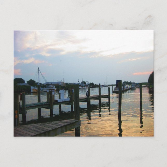 Cartão Postal Ilha Tilghman, MD (Frente)