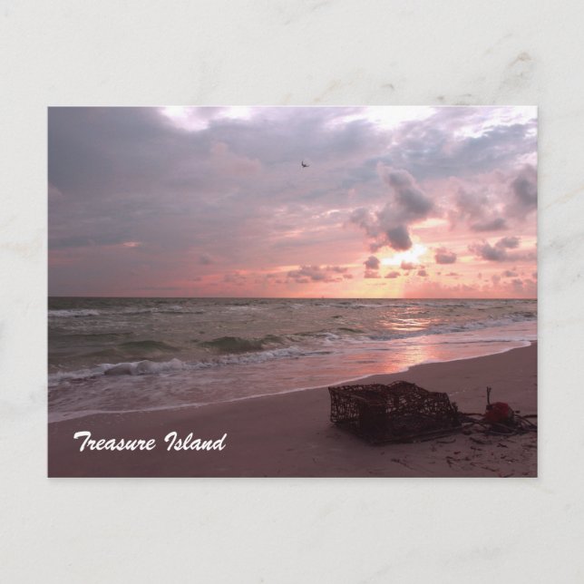 Cartão Postal Ilha Treasure, Flórida (Frente)