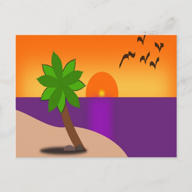 CARTÃO POSTAL ILHA TROPICA (Frente)