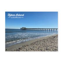 Ilha Tybee Georgia Pier Beach