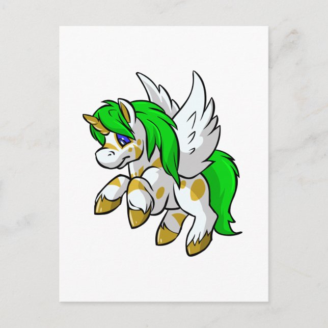 Cartão Postal Ilha Uni voando sobre a Ilha Misteriosa (Frente)