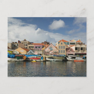 Cartão Postal Ilhas ABC, CURACAO, Willemstad: Punda,