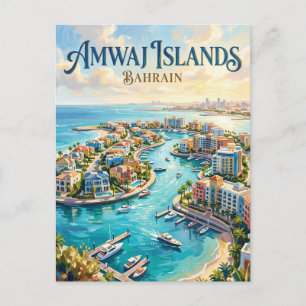 Cartão Postal Ilhas Amwaj Bahrein