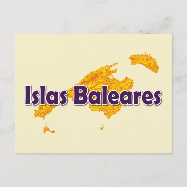Cartão Postal Ilhas Baleares (Frente)