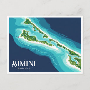 Cartão Postal Ilhas Bimini Alice Town Bahamas