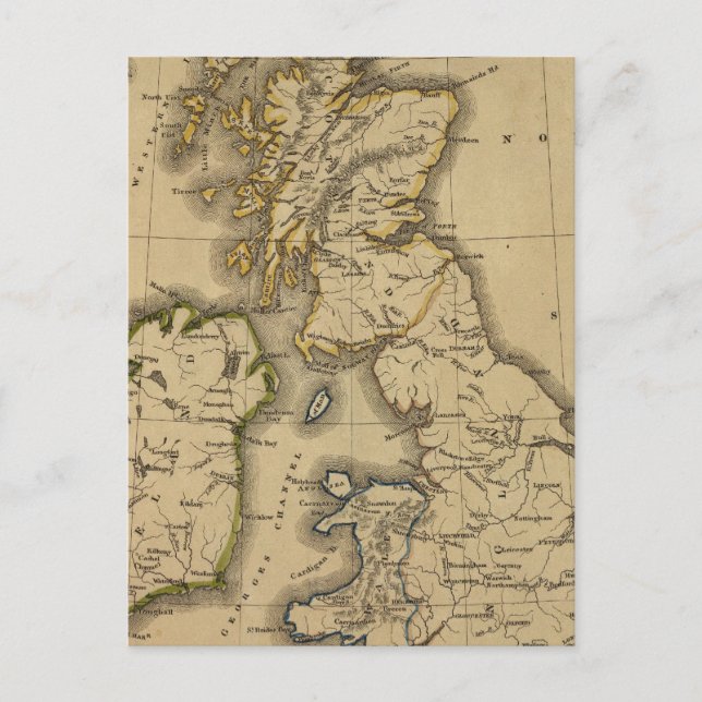 Cartão Postal Ilhas Britânicas 2 (Frente)