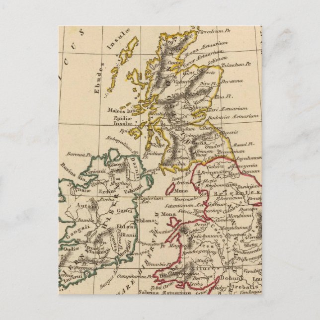 Cartão Postal Ilhas Britânicas 3 (Frente)