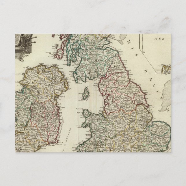 Cartão Postal Ilhas Britânicas 4 (Frente)