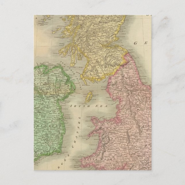 Cartão Postal Ilhas Britânicas 8 (Frente)