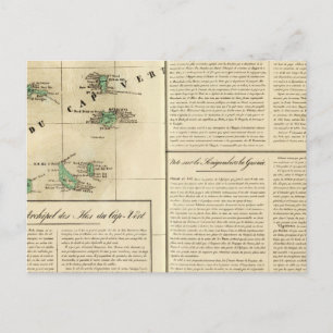 Cartão Postal Ilhas Cabo Verde África