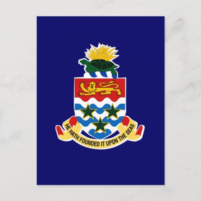 Cartão Postal Ilhas Caimão (Frente)