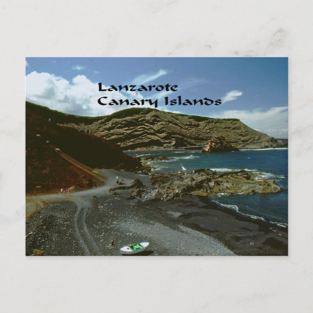 Cartão Postal Ilhas Canárias de Lanzarote (Frente)