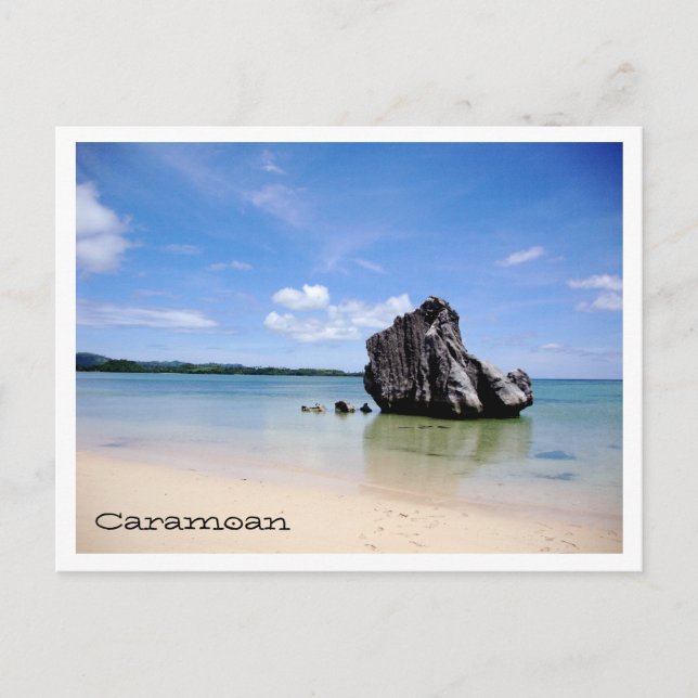 Cartão Postal Ilhas Caramoan - Rocha Sabitang Laya (Frente)