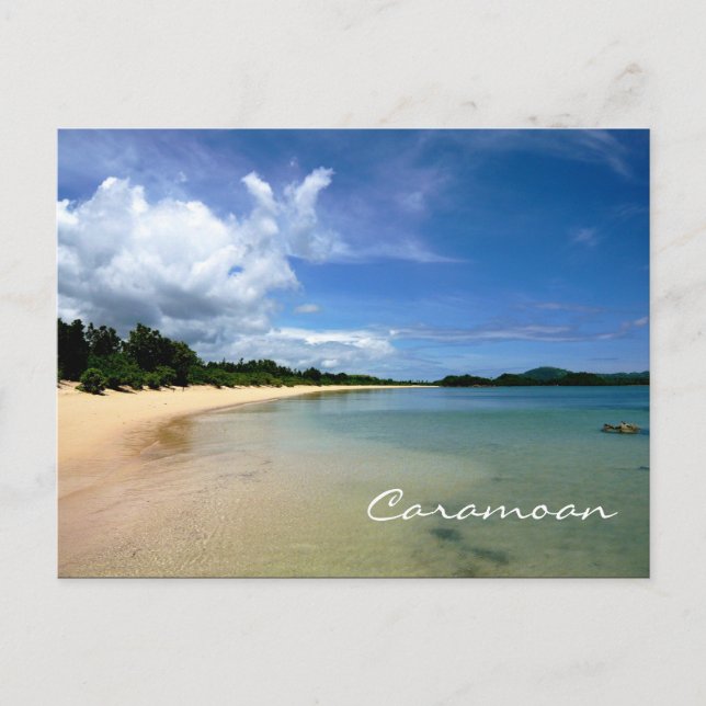 Cartão Postal Ilhas Caramoan - Sabitang Laya (Frente)