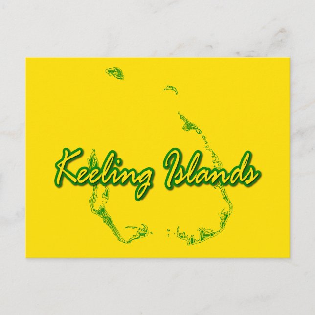 Cartão Postal Ilhas Cocos (Keeling) (Frente)