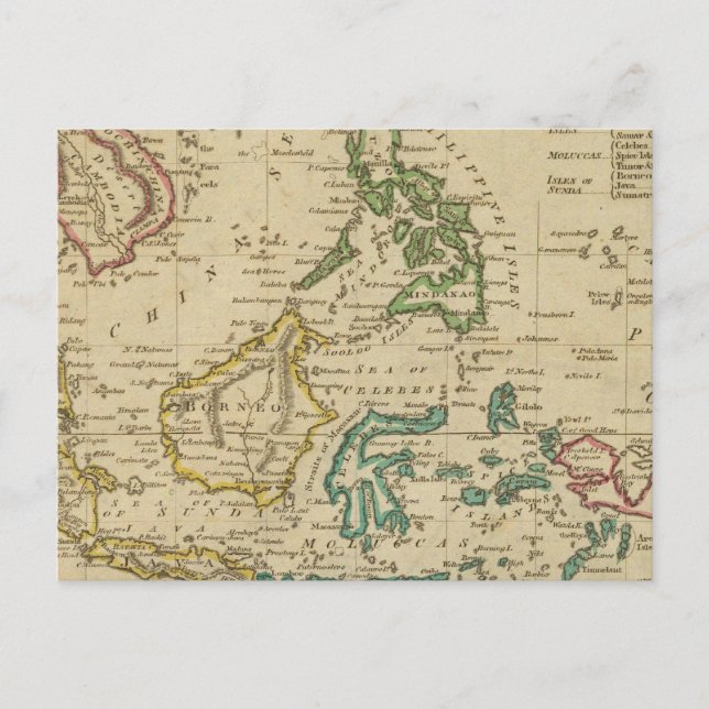 Cartão Postal Ilhas das Índias Orientais (Frente)