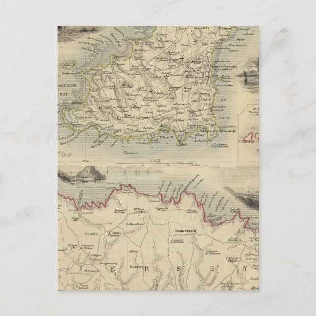 Cartão Postal Ilhas do Canal (Frente)