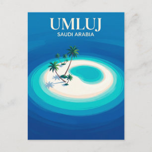 Cartão Postal Ilhas do Mar Vermelho Arábia Saudita