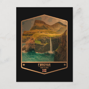 Cartão Postal Ilhas Faroé