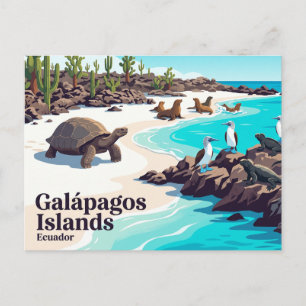 Cartão Postal Ilhas Galápagos Equador