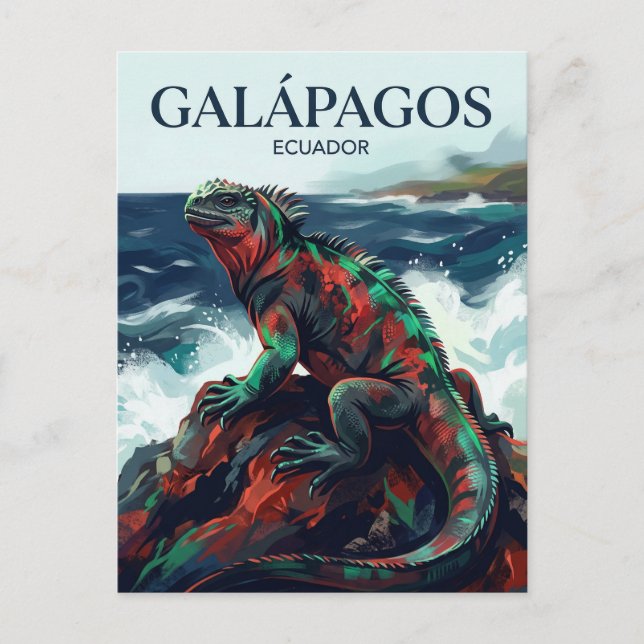 Cartão Postal Ilhas Galápagos Equador (Frente)