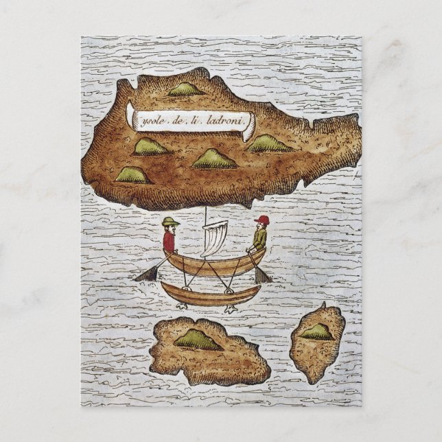 CARTÃO POSTAL ILHAS LADRONE (Frente)