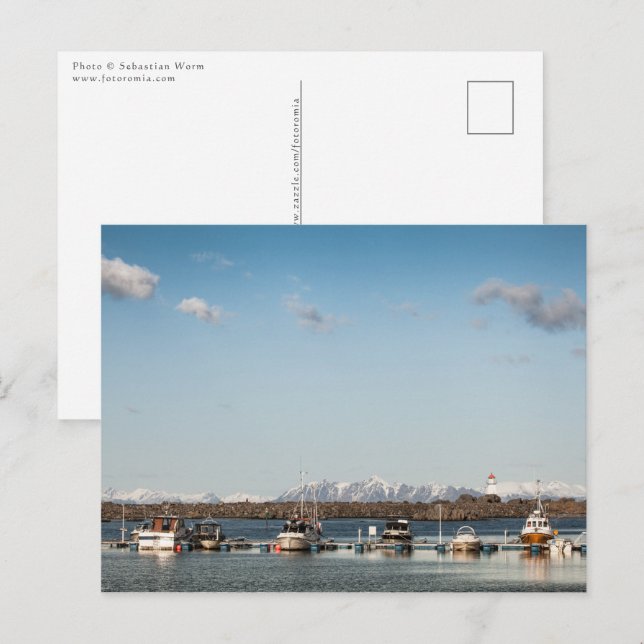 Cartão Postal Ilhas Lofoten (Frente/Verso)