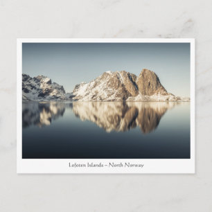 Cartão Postal Ilhas Lofoten Noruega