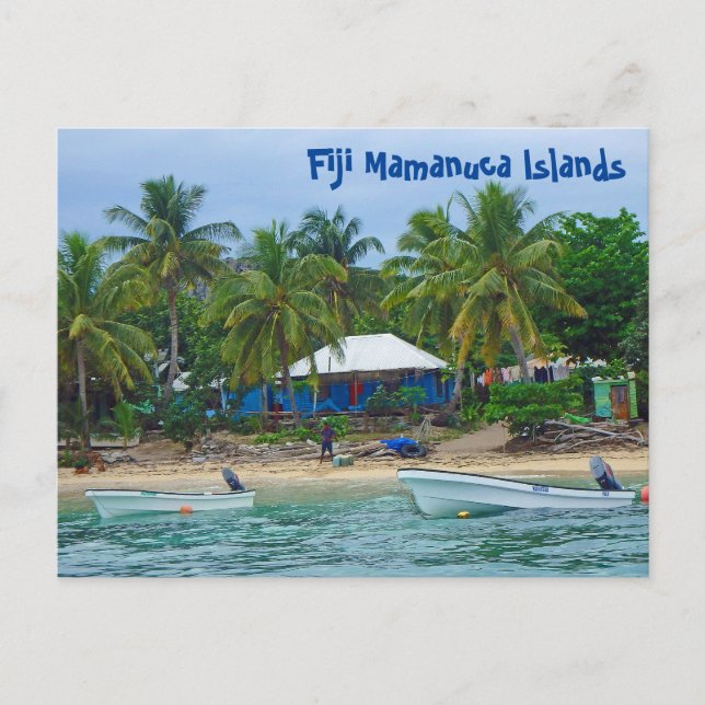 Cartão postal Ilhas Mamanuca Fiji (Frente)