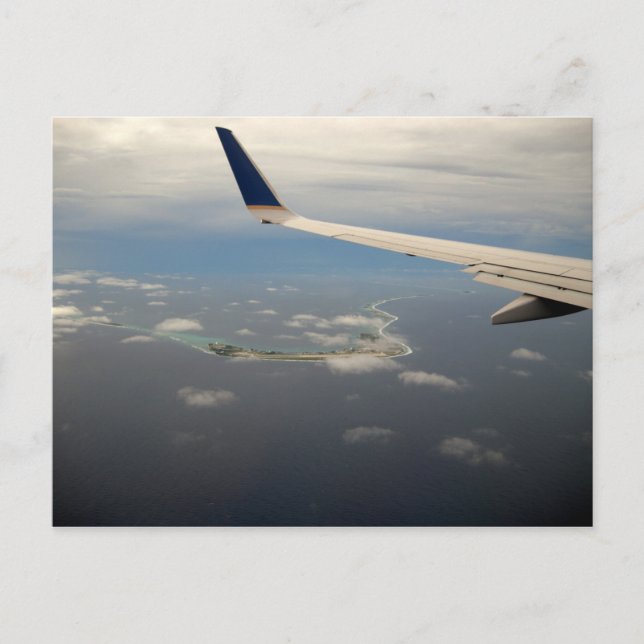 Cartão Postal Ilhas Marshall - Atoll de Kwajalein (Frente)