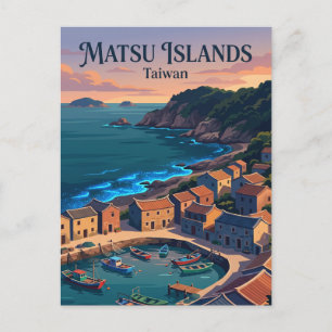 Cartão Postal Ilhas Matsu Taiwan