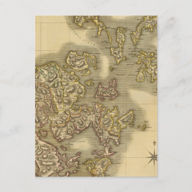 Cartão Postal Ilhas Orkney (Frente)