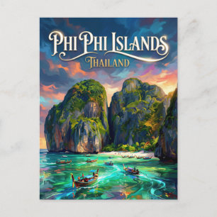 Cartão Postal Ilhas Phi Phi Tailândia