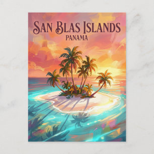 Cartão Postal Ilhas San Blas Panamá