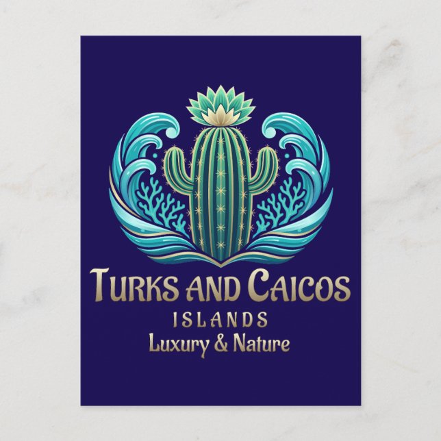Cartão Postal Ilhas Turcas e Caicos (Frente)