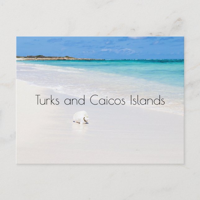 Cartão Postal Ilhas Turcas e Caicos (Frente)