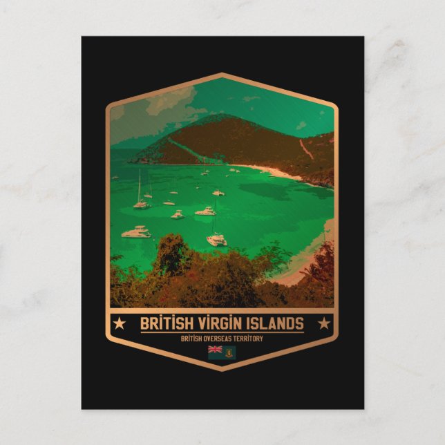 Cartão Postal Ilhas Virgens Britânicas (Frente)