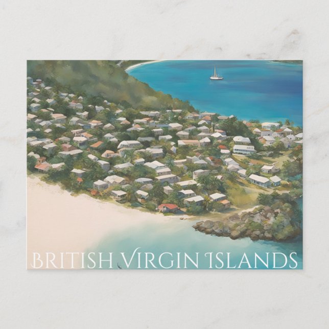Cartão Postal Ilhas Virgens Britânicas (Frente)