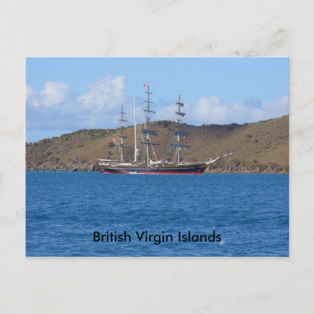 Cartão Postal Ilhas Virgens Britânicas (Frente)