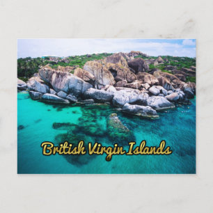 Cartão Postal Ilhas Virgens Britânicas The Baths