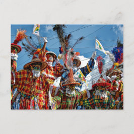 Cartão Postal Ilhas Virgens dos EUA Flag Mocko Jumbies USVI