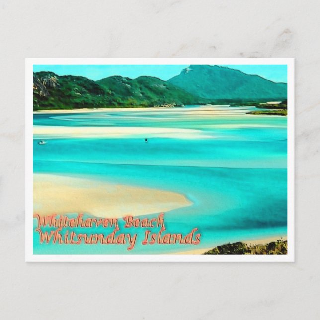 Cartão Postal Ilhas Whitsunday - Austrália - (Frente)