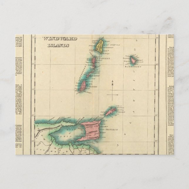Cartão Postal Ilhas Windward (Frente)