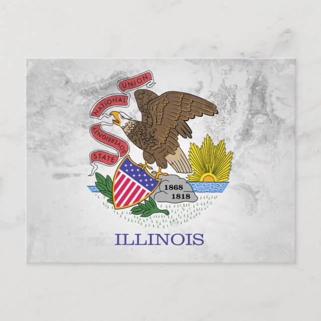 Cartão Postal Illinois (Frente)