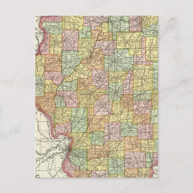 Cartão Postal Illinois (Frente)