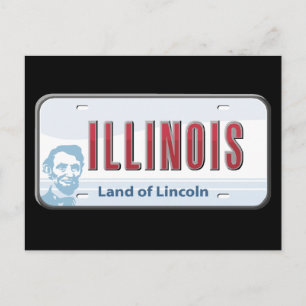 Cartão postal Illinois Land de Lincoln
